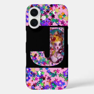 VALENTINE VENEZIANISCH MASQUERADE MONOGRAM J SCHRE iPhone 16 HÜLLE