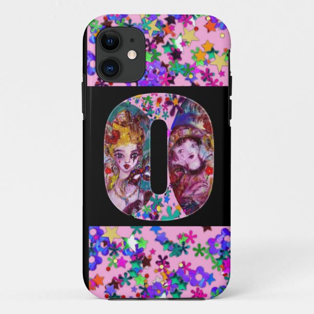 VALENTINE VENEZIANISCH MASQUERADE MONOGRAM O SCHRE Case-Mate iPhone HÜLLE (Rückseite)