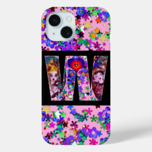 VALENTINE VENEZIANISCH MASQUERADE MONOGRAM W SCHRE iPhone 15 HÜLLE