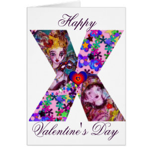 VALENTINE VENEZIANISCH MASQUERADE MONOGRAM X SCHRE