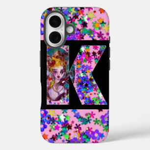VALENTINE VENEZIANISCH MASQUERADE MONOGRAMM K SCHR iPhone 16 HÜLLE