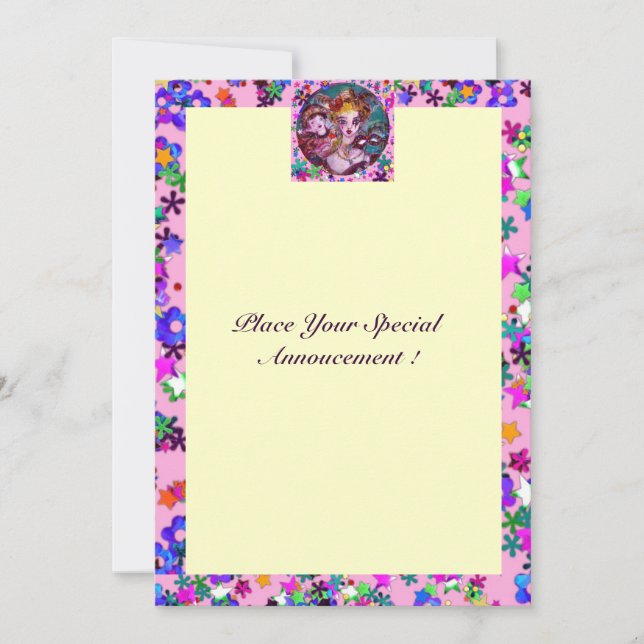 VALENTINE VENEZIANISCH MASQUERADE PARTY EINLADUNG (Vorderseite)