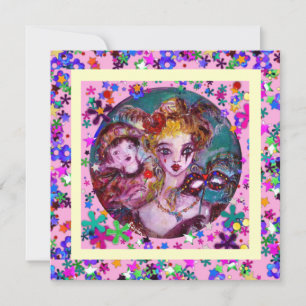 VALENTINE VENEZIANISCH MASQUERADE PARTY EINLADUNG