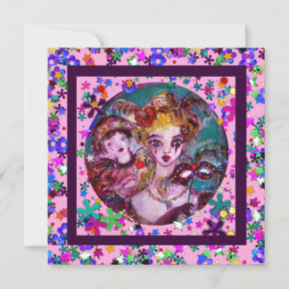 VALENTINE VENEZIANISCH MASQUERADE PARTY EINLADUNG