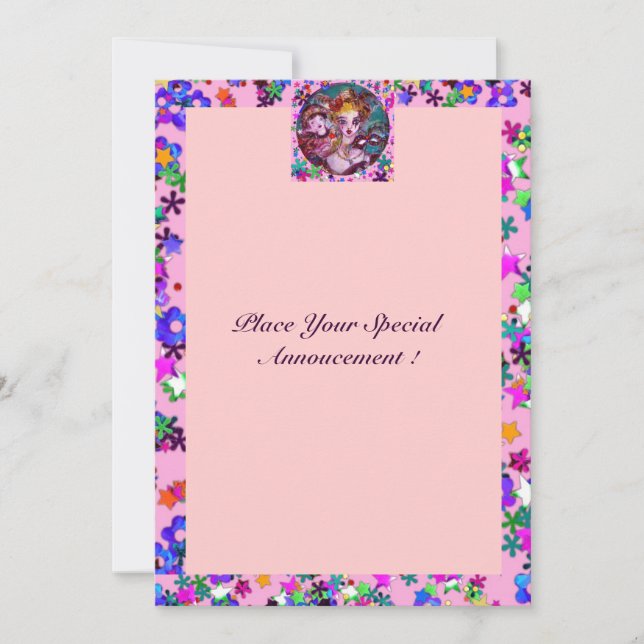 VALENTINE VENEZIANISCH MASQUERADE PARTY EINLADUNG (Vorderseite)