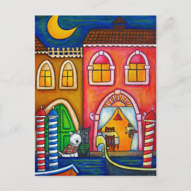 Valentine Venice Postkarte (Vorderseite)