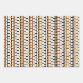 Valentine Vibes Art Nouveau Pattern Geschenkpapier Set