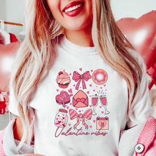 Valentine Vibes T-Shirt (Von Creator hochgeladen)