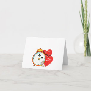 Valentine Vintag Time Mouse Karte