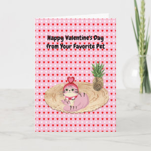Valentine von Ihrer Pet Cat Card Karte