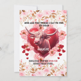 Valentine Was ich zu sagen habe Flat Holiday Card Feiertagskarte