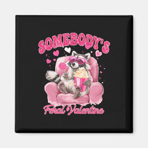 Valentine Waschbär Herz Gles Lutscher Jemandes F Magnet