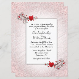 Valentine Wedding Einladung