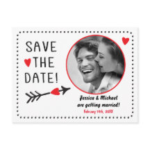 Valentine Wedding Rett Date Foto Rustikale Postkar