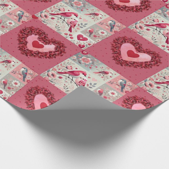 Valentine Wrapping Paper Geschenkpapier (Ecke)