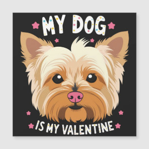 Valentine Yorky Last-Minute-Geschenke Magnetkarte