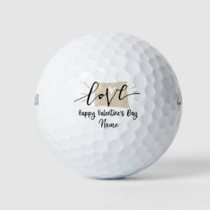 Valentine zu Golfer mit Liebe Sie Golfball