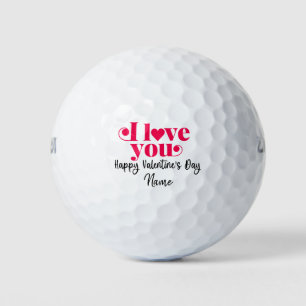 Valentine zu Golfer mit Liebe Sie Golfball