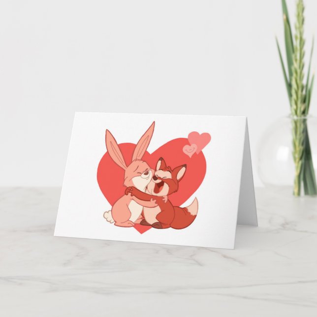 Valentinenkarte (Leere Innenseite) Feiertagskarte (Vorderseite)