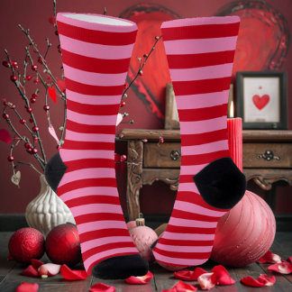 Valentinenstreifen Socken