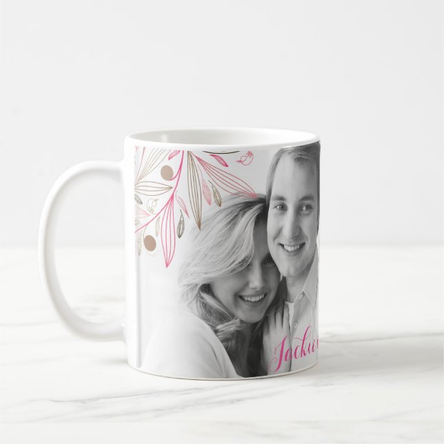 Valentinepaarnamen-Liebe-Tasse Kaffeetasse (Links)
