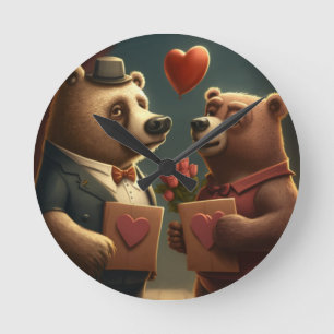Valentiner Bärenbär Cartoon rund um die Uhr