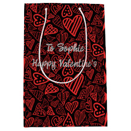 Valentiner Geschenktasche - passen Sie Ihre Wünsch Mittlere Geschenktüte