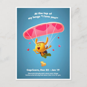 Valentiner Postkarte für Capricorn