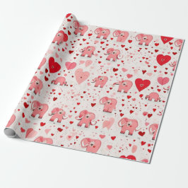 Valentiner Tagesherzen Wrapping Paper Geschenkpapier