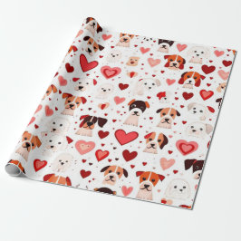 Valentiner Tagesherzen Wrapping Paper Geschenkpapier