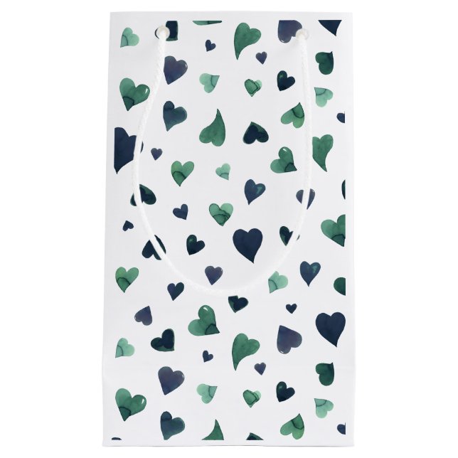 Valentinerkunde - aquamarin kleine geschenktüte (Vorderseite)