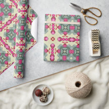 Valentinerrot-herzen romananz abstraktes muster 3