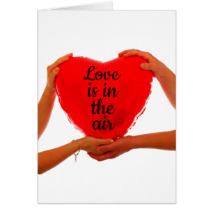 Valentines 2024 Day Liebe ist in der Air Card
