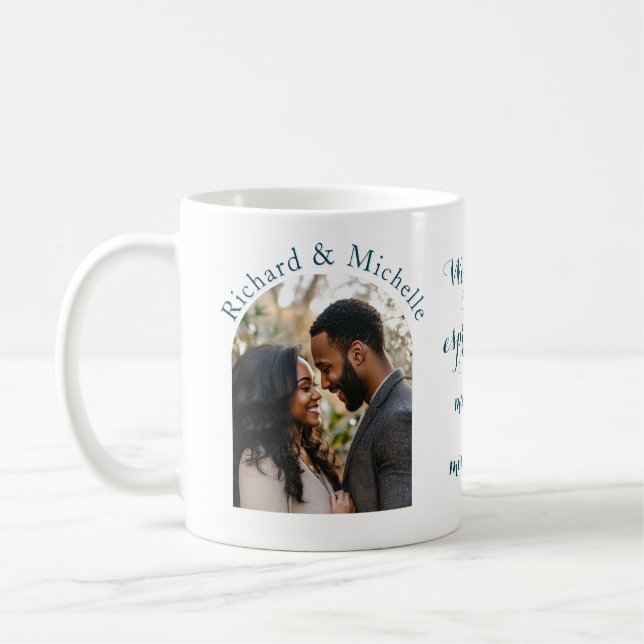 Valentines: Benutzerdefinierte Foto-Namen und Lieb Kaffeetasse (Links)