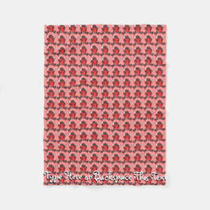 Valentines Blanket afrikanische Kupiden-Decken Fleecedecke