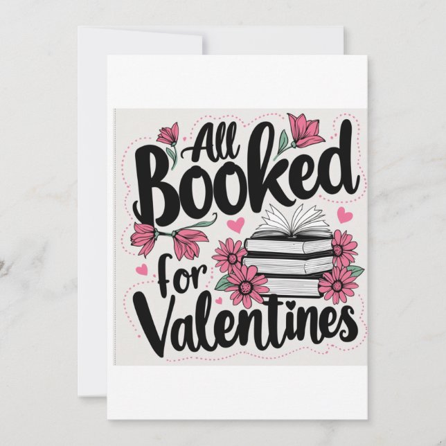 Valentine's Booking Day Einladung (Vorderseite)