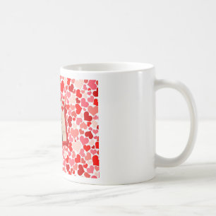 Valentines Border Collie Hunde Herz Tasse