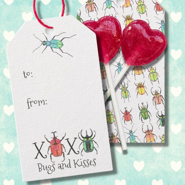 Valentine's Bugs and Kisses Geschenkanhänger (Von Creator hochgeladen)