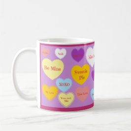 Valentines Candy Heart Coffee Cup Kaffeetasse
