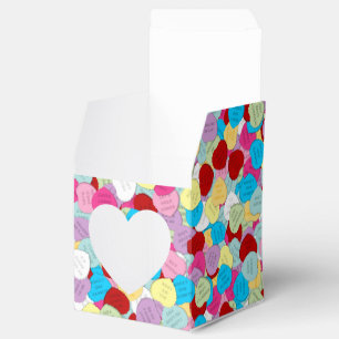 Valentines Candy Hearts-Heart Favor Box Geschenkschachtel