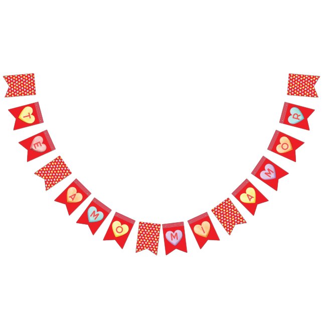 Valentines Candy Te Amo Mi Amore Banner (Alle)