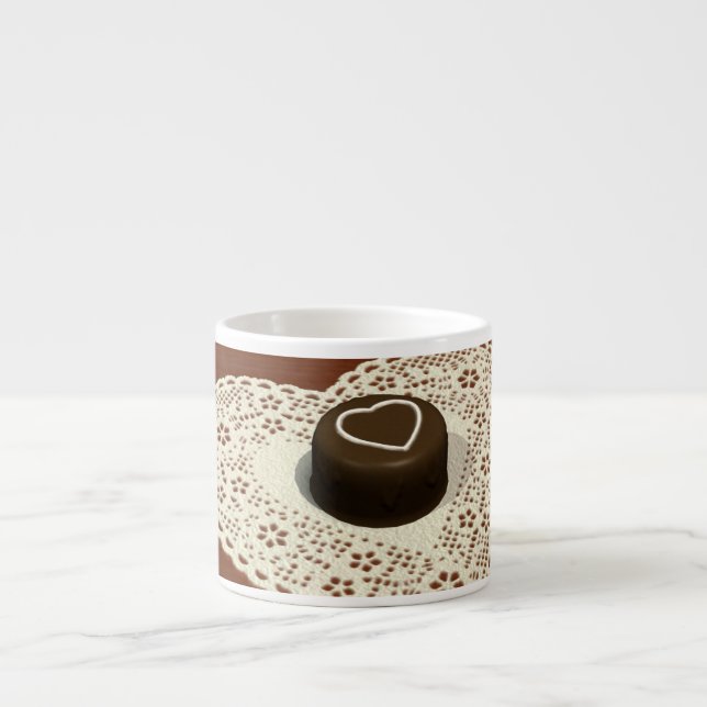 Valentines Chocolate Espressotasse (Vorderseite)
