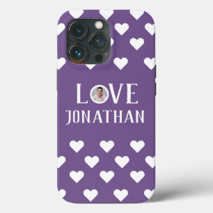 Valentines Couple Heart Custom Personalisiert Foto Case-Mate iPhone Hülle