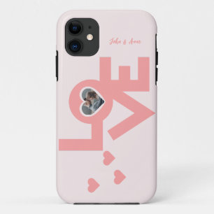 Valentines Couple Heart Custom Personalisiert Foto Case-Mate iPhone Hülle
