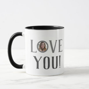 Valentines Couple Heart Custom Personalisiert Foto Tasse