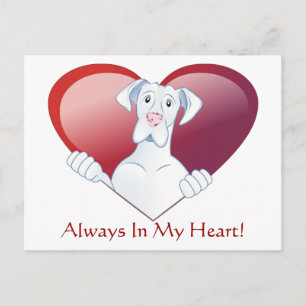 Valentine's Dane - immer in meiner Herzkarte Feiertagspostkarte