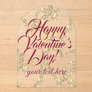 Valentine's Day  Acrylic Invitations Acryleinladungen