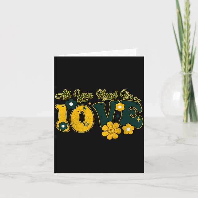 Valentine's Day All You Need Is 10ve Love Funny Me Karte (Vorderseite)