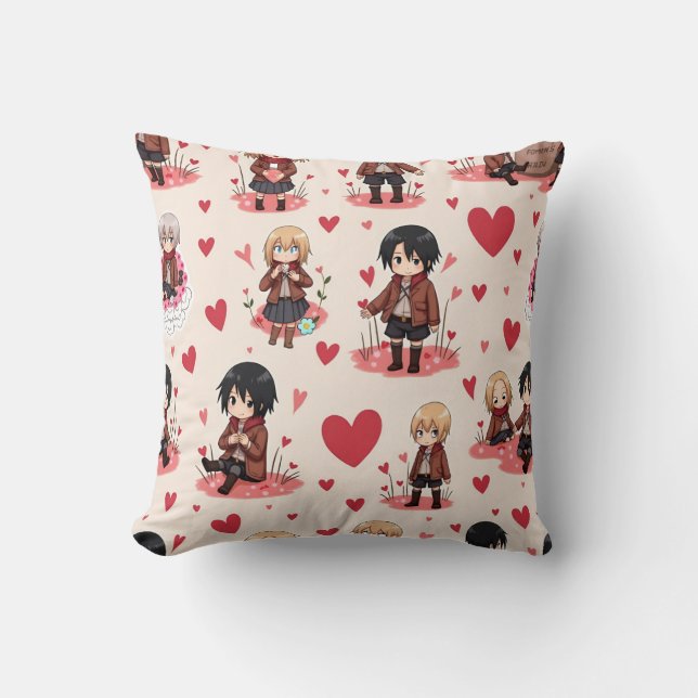 VALENTINE'S DAY ANIME CUSHION KISSEN (Vorderseite)