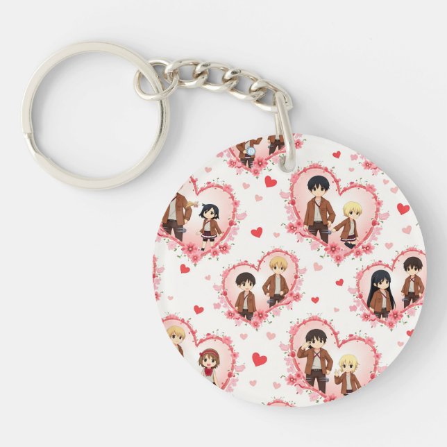 VALENTINE'S DAY ANIME KEY CHAIN SCHLÜSSELANHÄNGER (Vorderseite)